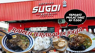 RELA NGANTRI LAMA SEPORSI CUMA 8 RIBU  REVIEW LENGKAP SUGOI RAMEN  Ramen Terviral di Jogjakarta [upl. by Mowbray]