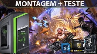 PC MOBA BOX  MONTAGEM  TESTE OVERWATCH ‹ ChipArt › [upl. by Suiradal475]