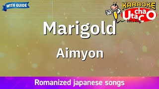 Marigold – Aimyon Romaji Karaoke with guide [upl. by Haroppizt271]