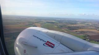 Take off Aalborg AAL Boeing 737800 [upl. by Lajib370]