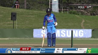 Harleen Deol 46 runs vs South Africa Women Final  South Africa Women vs India Women [upl. by Coveney]