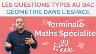 Les questions types au bac  Géométrie dans lespace  Terminale Maths Spécialité [upl. by Alyworth231]