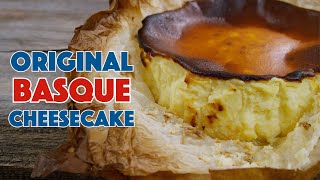 🏆 Original Basque Burnt Cheesecake Recipe With Homemade Cream Cheese [upl. by Wolfie144]