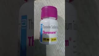 Tablet thyronorm 100mcg benefits fayadathyroidthyroidproblems [upl. by Rafaelle]