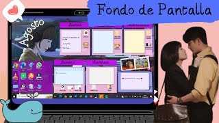 🐳Cómo PERSONALIZAR TU PC AESTHETIC🌸COMO HACER UN FONDO DE PANTALLA DE WOO LA ABOGADA EXTRAORDINARIA🐳 [upl. by Ived38]