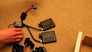 DDM Tuning 6000k 55w HID Kit Unboxing [upl. by Kendyl996]