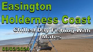 Sea Fishing UK Beach East Coast  Easington  Learn To Sea Fish UK  Beach Casting  Fishing [upl. by Crawley]