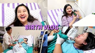 NEPALI BIRTH VLOGNORMAL DELIVERYWELCOME TO THE WORLD ZEYA [upl. by Ammann467]