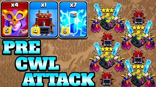 Th14 Zap Super Witch  Log Launcher  UNSTOPPABLE Th14 Zap Super Witch Attack Strategy  CWL 2024 [upl. by Joacima]