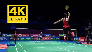 4K50FPS  MS  Lee Zii Jia vs Kento Momota  2021 All England Open QF  Highlights [upl. by Bolan464]