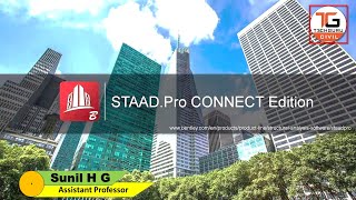 Introduction to STAADPro Connect Edition [upl. by Aynek437]