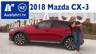 2018 Mazda CX3 SKYACTIV G121 SportsLine  Kaufberatung Test Review [upl. by Nylirak]