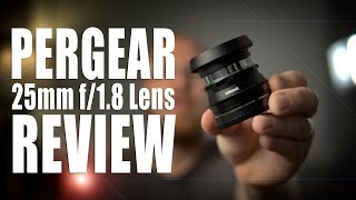 Pergear 25mm f18 Lens Review  69 US Worth It [upl. by Annawot]