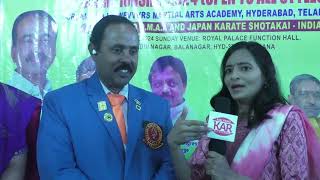 WEAVERS MARTIAL ARTS ACADEMY FOUNDER KARATE VINOD SIR TALK ABOUT NATIONAL KARATE CHAMPIONSHIP HYD [upl. by Baker]