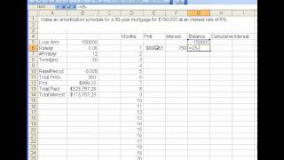 Loan amortization schedule [upl. by Kovar886]