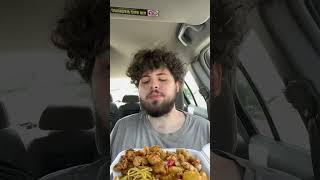 Panda Express mukbang foodreview pandaexpress [upl. by Holofernes754]