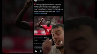 Alphonso Davies To Manchester United manchesterunited mufc manunited subscribemychannel [upl. by Lavotsirc]