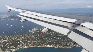 STUNNING APPROACH  British Airways A320 Landing at Nice Côte dAzur Airport [upl. by Aisayt]