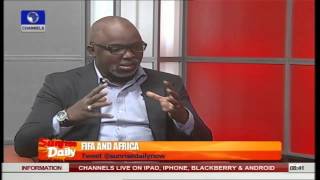 NFF Chairman Pinnick Discusses FIFA and Nigerian Football Development PT1 220615 [upl. by Zonnya]