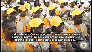 La Minute de développement  Programme national de volontariat  jeunes volontaires mis en missions [upl. by Cliffes]