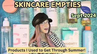 Skincare Empties to Celebrate the END of Summer [upl. by Melise]