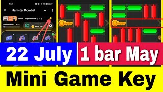 Mini Game Complete Step 22 July Hamster Kombat  Hamster Kombat Mini Game Key Kaise Paar Kare Puzzle [upl. by Travis337]