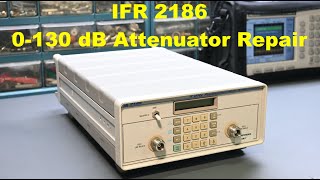 IFR Marconi 2186 Programmable Attenuator Repair [upl. by Horter199]