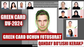 Green Card uchun fotosurat talablari DV2024 Yosh bolalarni Green Card uchun suratga olish tartibi [upl. by Eyla]