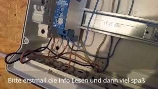 Eltako EUD12NPNUC Relai Dimmer mit Taster Anschließen [upl. by Hnahc]