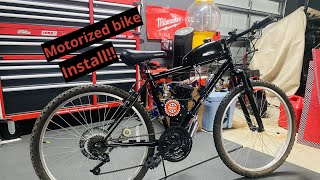 How To Install a Motorized Bike Kit Installing a Motorized Bike Kit Walkthrough [upl. by Alrich]