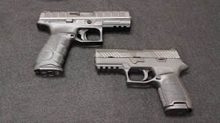 Beretta APX vs Sig P320 [upl. by Assillam]