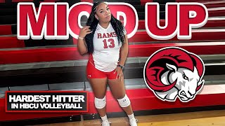 Hardest in HBCU Volleyball Mic’d up  SENIOR NIGHT [upl. by Anne]