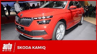 Skoda Kamiq  le SUV urbain se montre à Genève [upl. by Eihtur659]