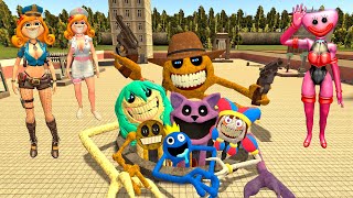 TORTURE ALL MISS DELIGHT FAMILY ROBLOX INNYUME SMILEYS STYLIZED ZOONOMALY MONSTERS IN GMOD [upl. by Tarrel]