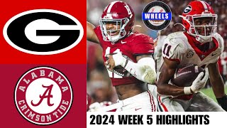 2 Georgia v 4 Alabama GAME OF THE YEAR  Full Game Highlights  2024 College Football Highlights [upl. by Messab]