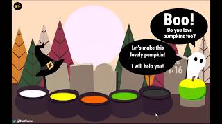 Boo  Full Walkthrough Levels 1  16 Perfectly Painted Pumpkin Patch Badge [upl. by Nysilla]