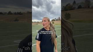 That one teammate who only comes to practice to talk soccer soccergirl [upl. by Aeikan]