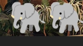 turning an invasive weed into an elephant 🐘🐘 wonder a look of elephant elephant jangal [upl. by Billye]