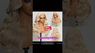 Unice PreEverything Bye Bye Knots Ash Blonde Wig Unboxing WhatIboughtVsWhatIGot Review on Channel [upl. by Bondon]