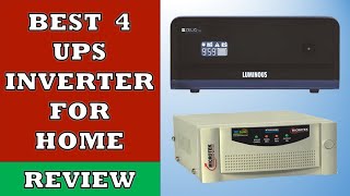 Best 4 Inverter UPS for Home in India 2024 [upl. by Ahseinar]