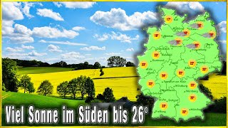 Deutschland Wetter 14052022 Viel Sonne im Süden und Bewölkt im Norden [upl. by Corliss]