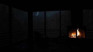 Heavy Rain and Thunder in the Wilderness 🌧️ Forest Storm Ambience for Sleep Study and Relaxation [upl. by Clauddetta]