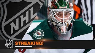 Devan Dubnyk streaks his way to three consecutive shutouts [upl. by Cob]