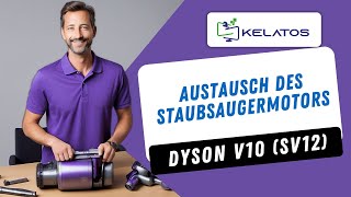 ✅ Dyson V10 Absolute SV12 reparieren der sich nicht einschalten lässt ✅ Motorwechsel [upl. by Nitsug]