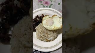 Easy tapsilog food filipinofood breakfast shorts shortsviral tapsilog cooking filipinorecipe [upl. by Ayom72]