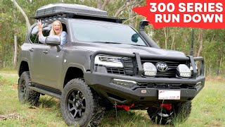 🛠️HOW WE BUILT our 300 series Landcruiser💪 Rig Rundown amp walk through of our VX wagon [upl. by Ehman167]