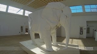 WHITE ELEPHANT Origami Sipho Mabona SWITZERLAND 折り紙 Part 6 Final [upl. by Assenay]