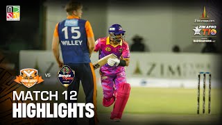 Match 12 Highlights I Day 4 I CT Samp Army vs Joburg Bangla Tigers  Zim Afro T10 Season 2 I 2024 [upl. by Eiclehc299]