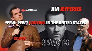 Actor Reacts  Jim Jefferies  Gn Control Part 1  Does He Have A Point [upl. by Tolland738]