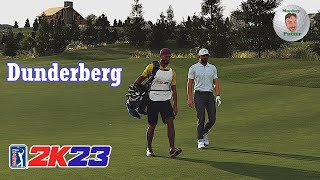 PGA Tour 2K23  Dunderberg  Course Review amp Playthrough [upl. by Asimaj289]